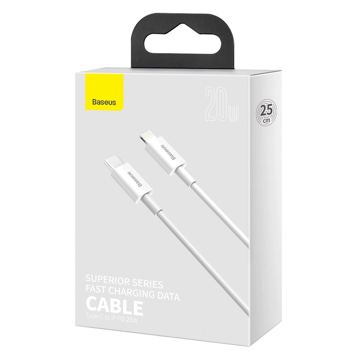 Baseus Superior Series USB-C / Lightning PD 20W 2 m Kabel - Weiß