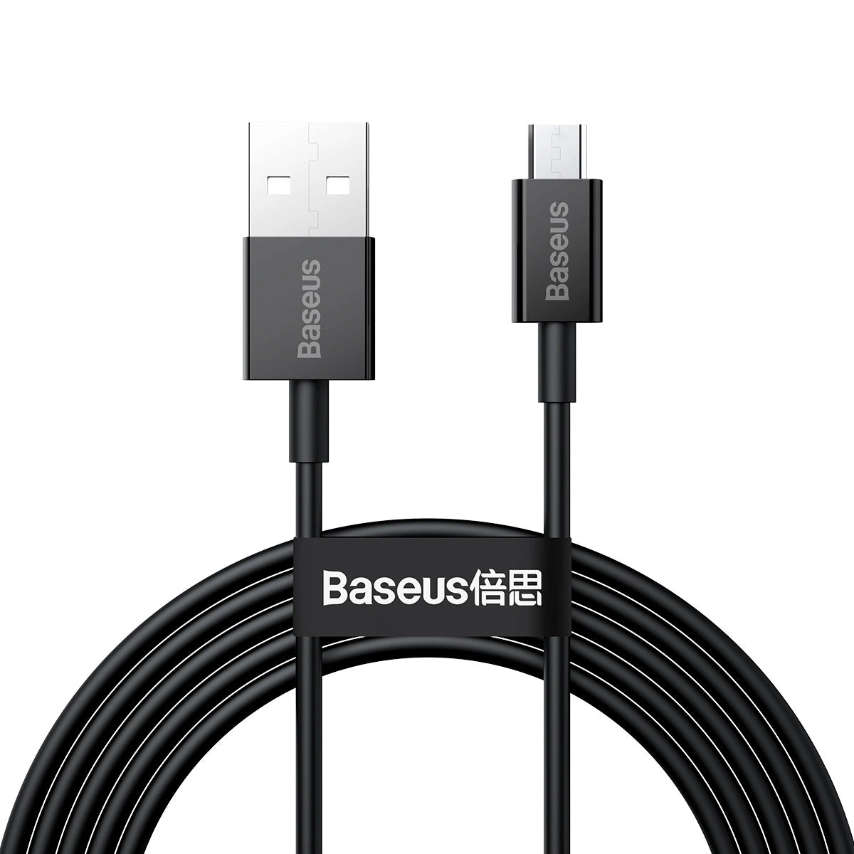 Baseus Superior USB-A / Micro-USB 2A-Kabel 2 m – schwarz