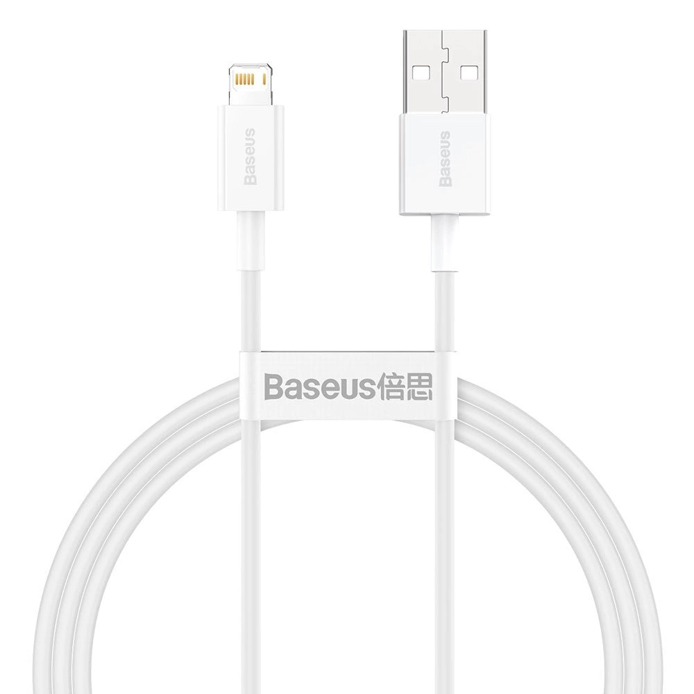 Baseus Superior USB-Kabel - Lightning 2.4A 1 m Weiß (CALYS-A02)