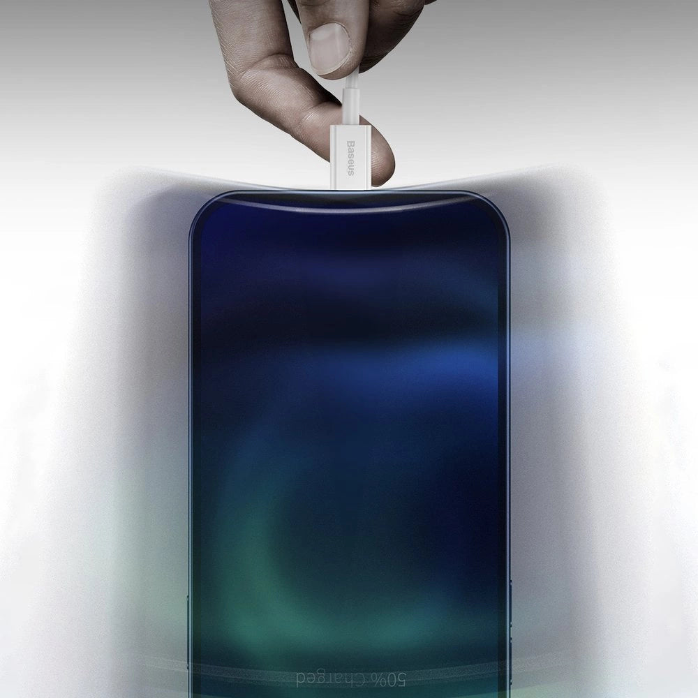 Baseus Superior USB - Lightning Schnellladedatenkabel 2,4 A 1 m schwarz (CALYS-A01)