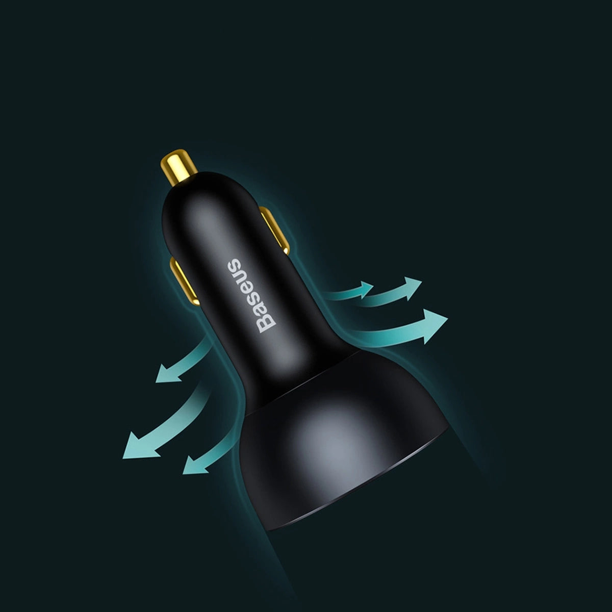 Baseus TZCCZM-0G USB-A / USB-C Autoladegerät 160W PPS / QC 5 / PD - Grau