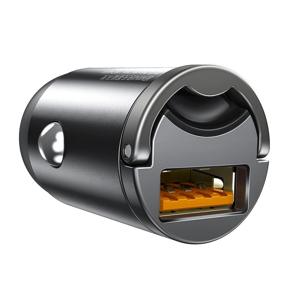 Baseus Tiny Star Mini Auto Ladegerät Autoadapter USB 30W Quick Charge 3.0 grau (VCHX-A0G)