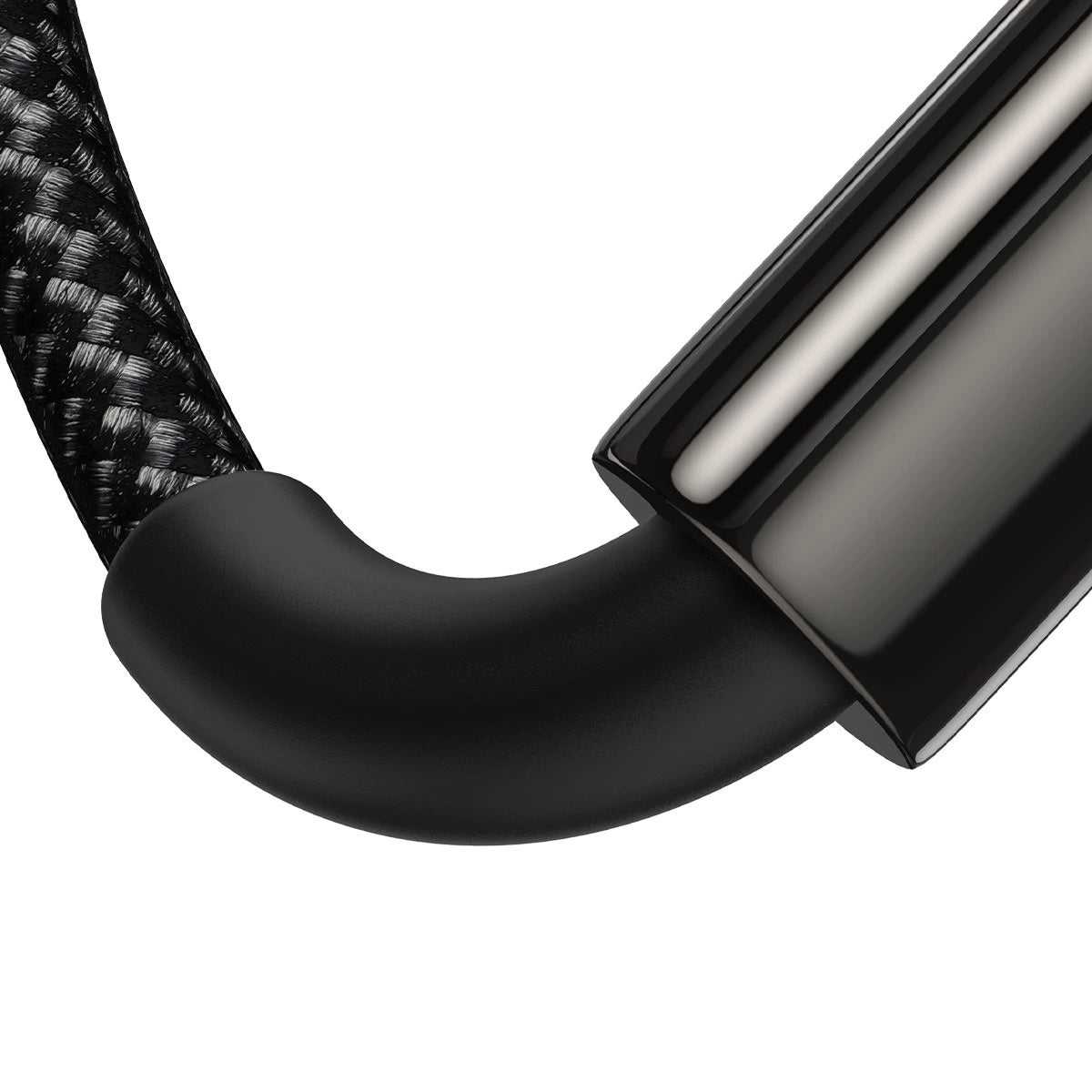 Baseus Tungsten Gold USB-A auf USB-C Kabel 480Mb/s 100W 1m Schwarz (CAWJ000001)