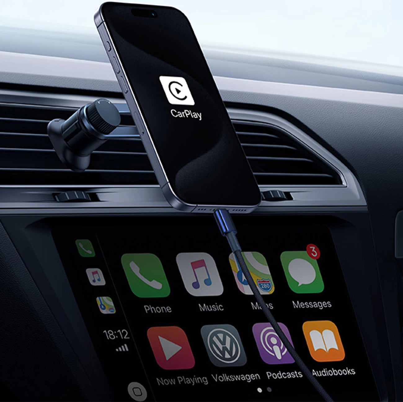 Baseus Tungsten Gold USB-C / USB-C 100W Kabel 1m - Marineblau