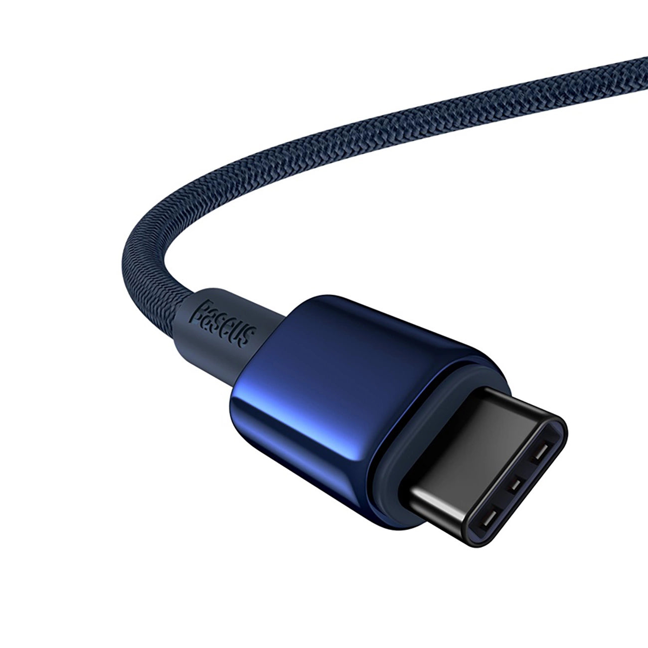 Baseus Tungsten Gold USB-C / USB-C 100W Kabel 2m - Marineblau