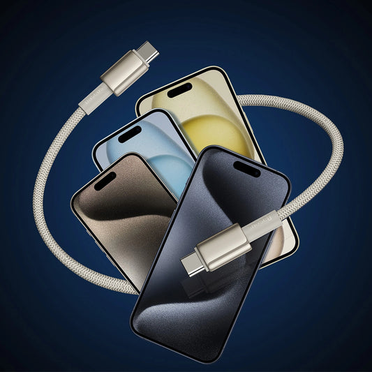 Baseus Tungsten Gold USB-C / USB-C-Kabel 100 W 1 m – Gold