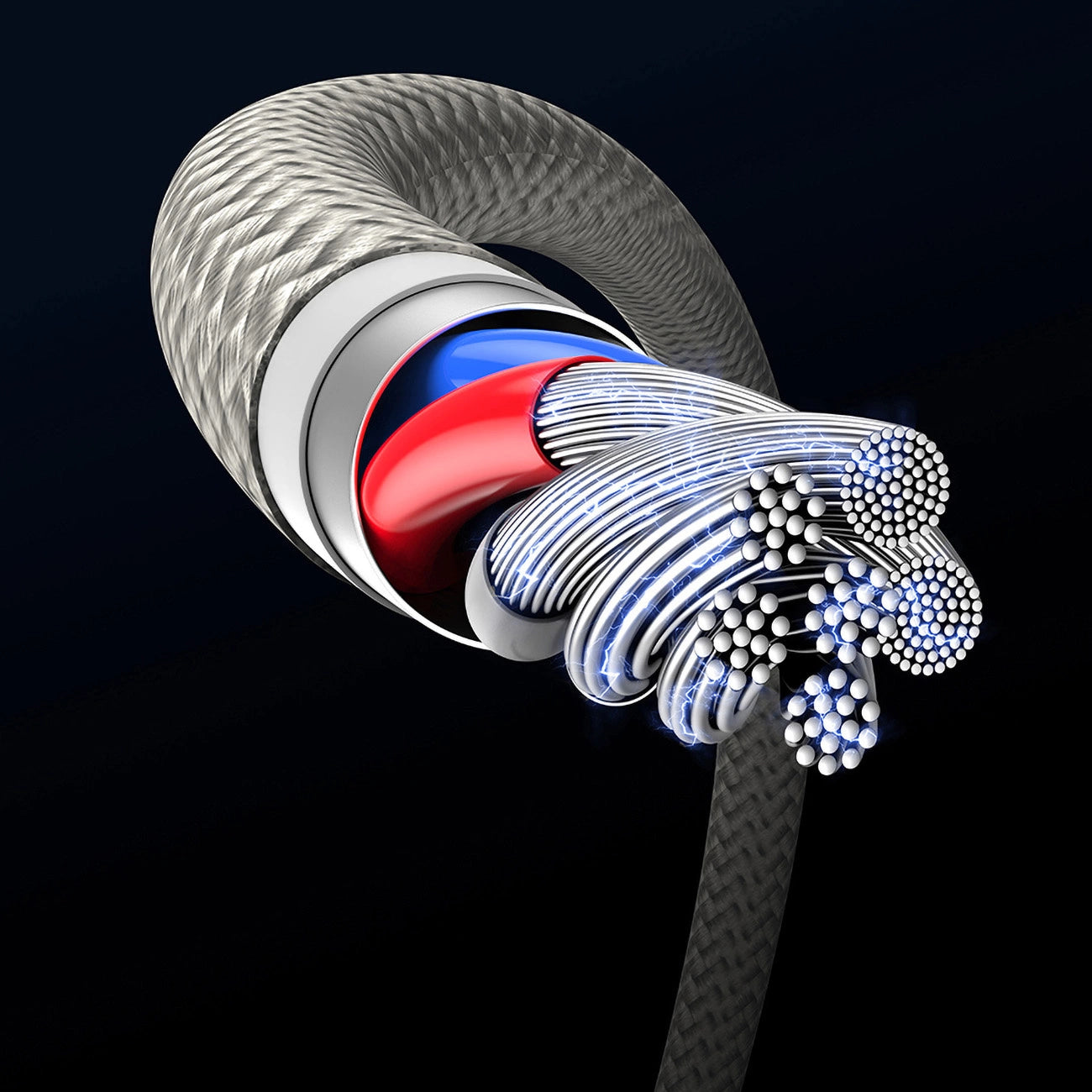 Baseus Tungsten Gold USB-C / USB-C-Kabel 100 W 1 m – Gold