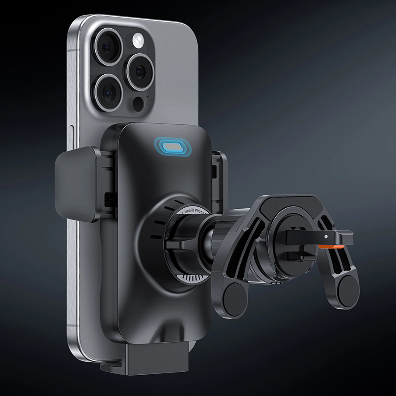 Baseus Wisdom Induktionsladegerät, Autotelefonhalter, schwarz (CGZX000001)