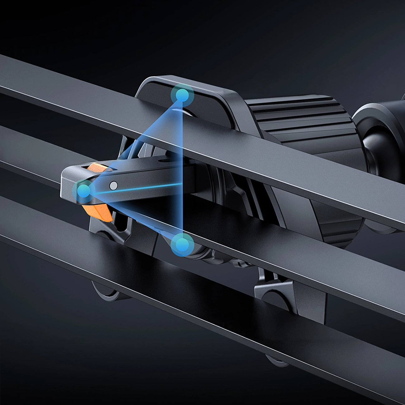 Baseus Wisdom Induktionsladegerät, Autotelefonhalter, schwarz (CGZX000001)