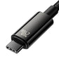 Baseus Wolfram Gold CAWJ040201 USB-C-Kabel (480 Mbit/s, 240 W, 3 m, Schwarz)