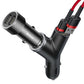 Baseus Y Type Car Charger Auto Ladegerät mit 2x USB und Zigarettenanzünder 3.1A schwarz (CCALL-YX01)