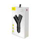 Baseus Y Type Car Charger Auto Ladegerät mit 2x USB und Zigarettenanzünder 3.1A schwarz (CCALL-YX01)