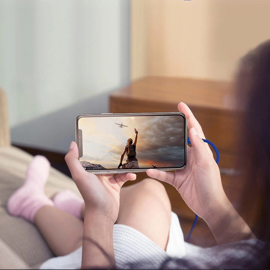 Baseus Yiven Stoff-geflochtenes Kabel USB / Lightning 1,8M rot (CALYW-A09)