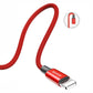 Baseus Yiven Stoff-geflochtenes Kabel USB / Lightning 1,8M rot (CALYW-A09)