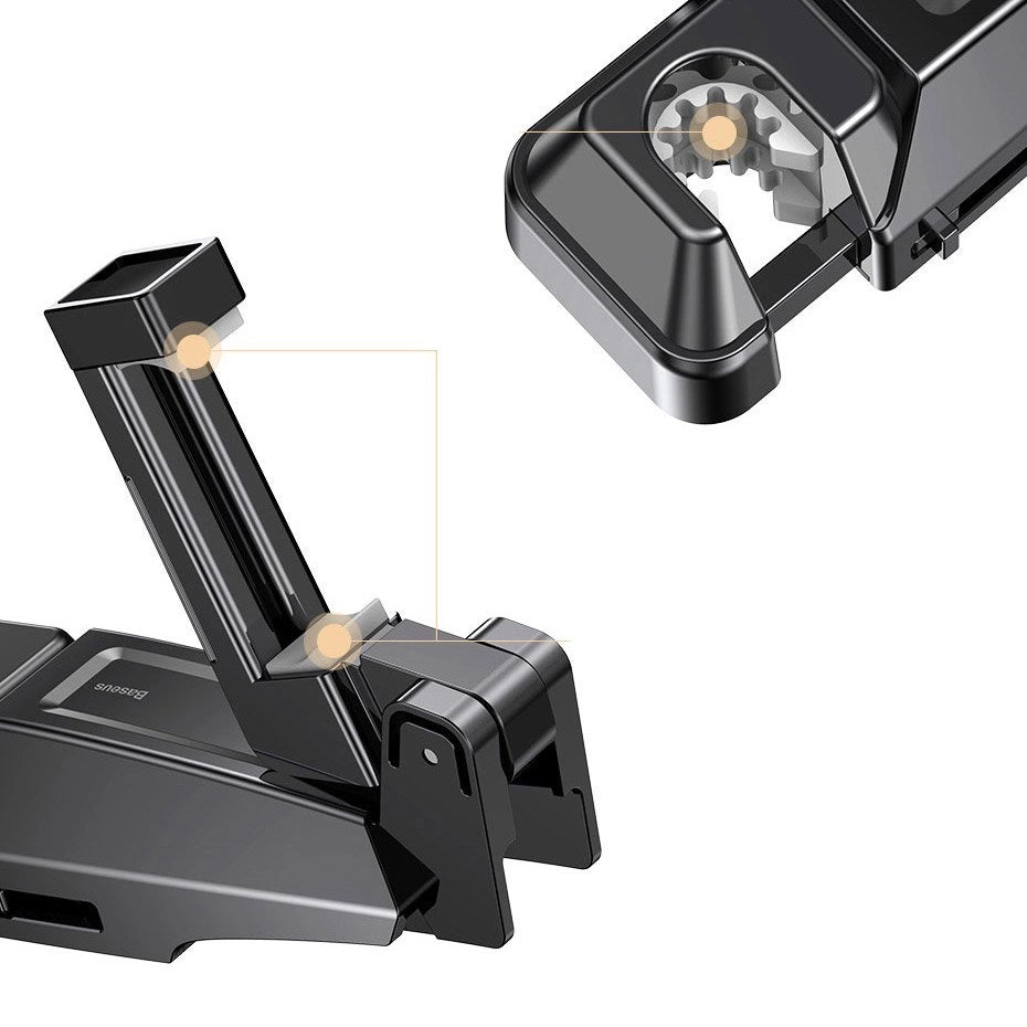 Baseus backseat vehicle phone holder hook Auto Rücksitz Kopfstütze Tablet Smartphone Halterung 4.0''-6.5'' schwarz (SUHZ-A01)