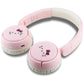Bluetooth On-Ear-Kopfhörer mit Hello Kitty-Gesichtslogo, Rosa
