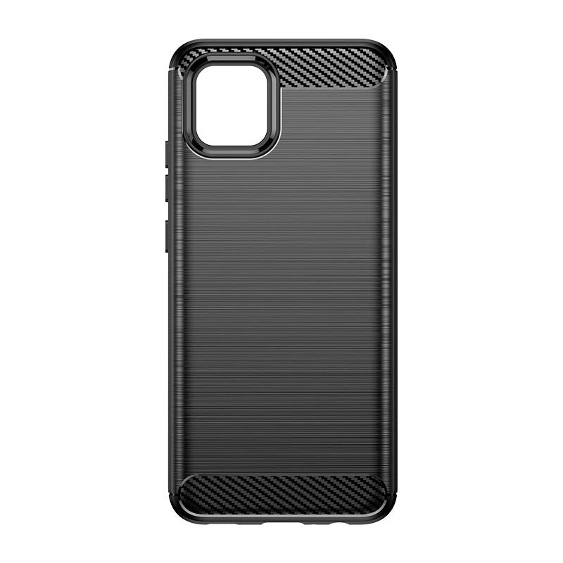 Carbon Case Flexible Hülle für Samsung A03S EU (166,5) schwarz