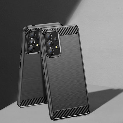 Carbon Case Flexible Hülle für Samsung Galaxy A53 5G schwarz