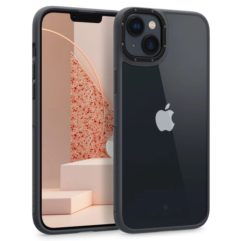 Caseology Skyfall Hülle für iPhone 14 Plus – Mattschwarz