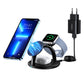 Choetech 3in1 induktive Ladestation iPhone 12/13/14, AirPods Pro, Apple Watch schwarz (T587-F)