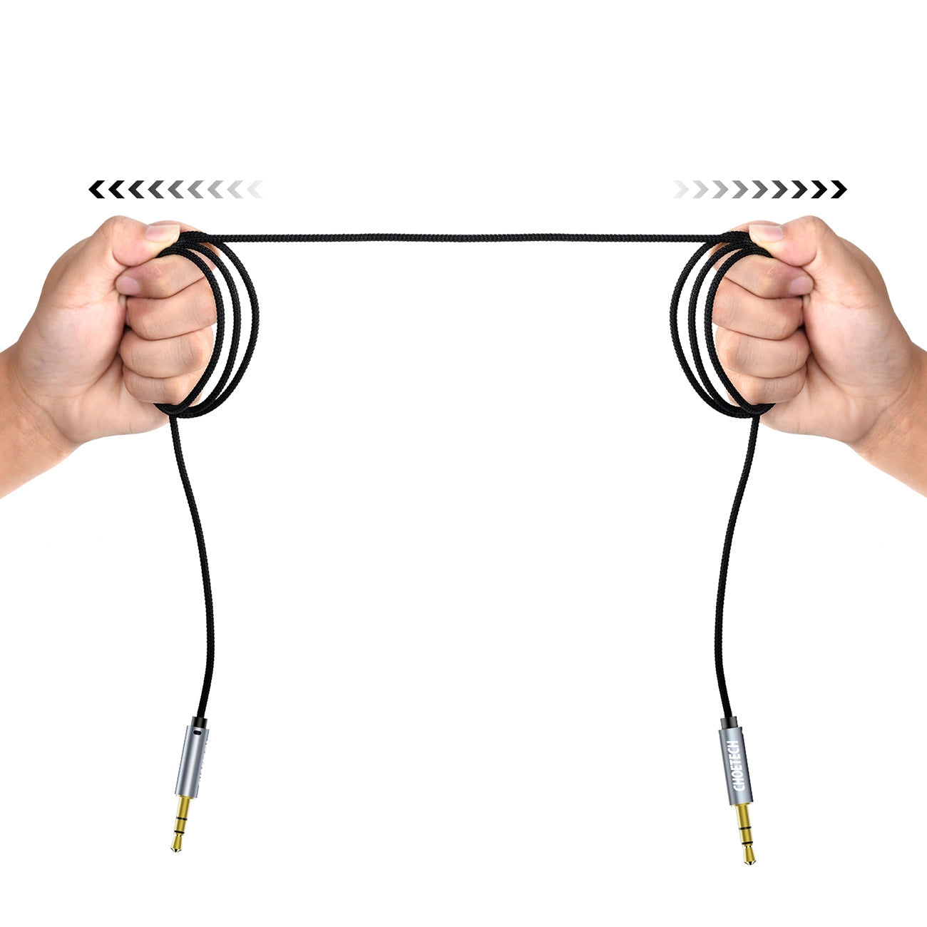 Choetech AUX002 Kabel 3,5 mm Miniklinke (männlich) / 3,5 mm Miniklinke (männlich) 1,2 m – schwarz