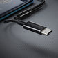 Choetech AUX003 USB-C / DC 3,5-mm-Audioadapter - Schwarz