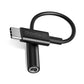 Choetech AUX003 USB-C / DC 3,5-mm-Audioadapter - Schwarz