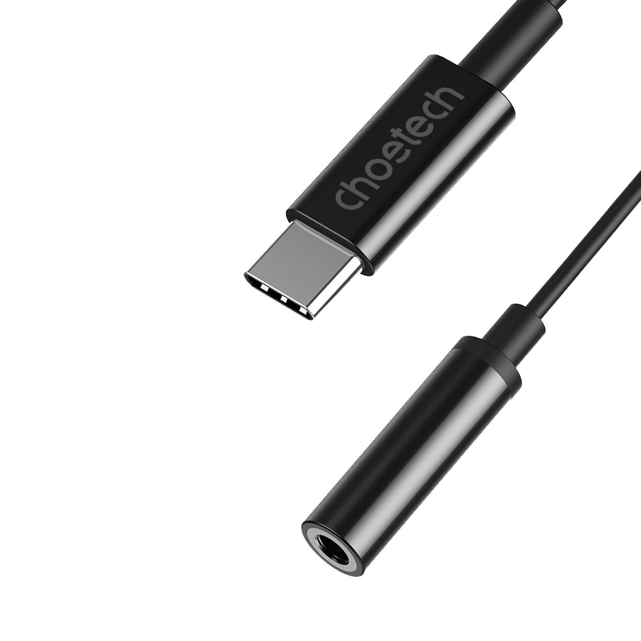 Choetech AUX003 USB-C / DC 3,5-mm-Audioadapter - Schwarz