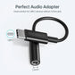 Choetech AUX003 USB-C / DC 3,5-mm-Audioadapter - Schwarz