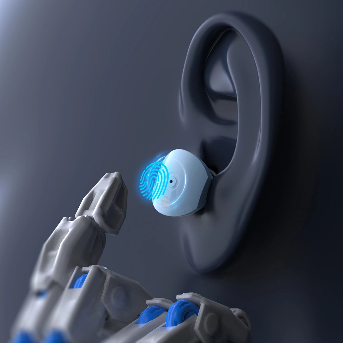 Choetech BH-T22 LightAura VocalSound kabellose TWS Bluetooth 5.3 Kopfhörer – blau