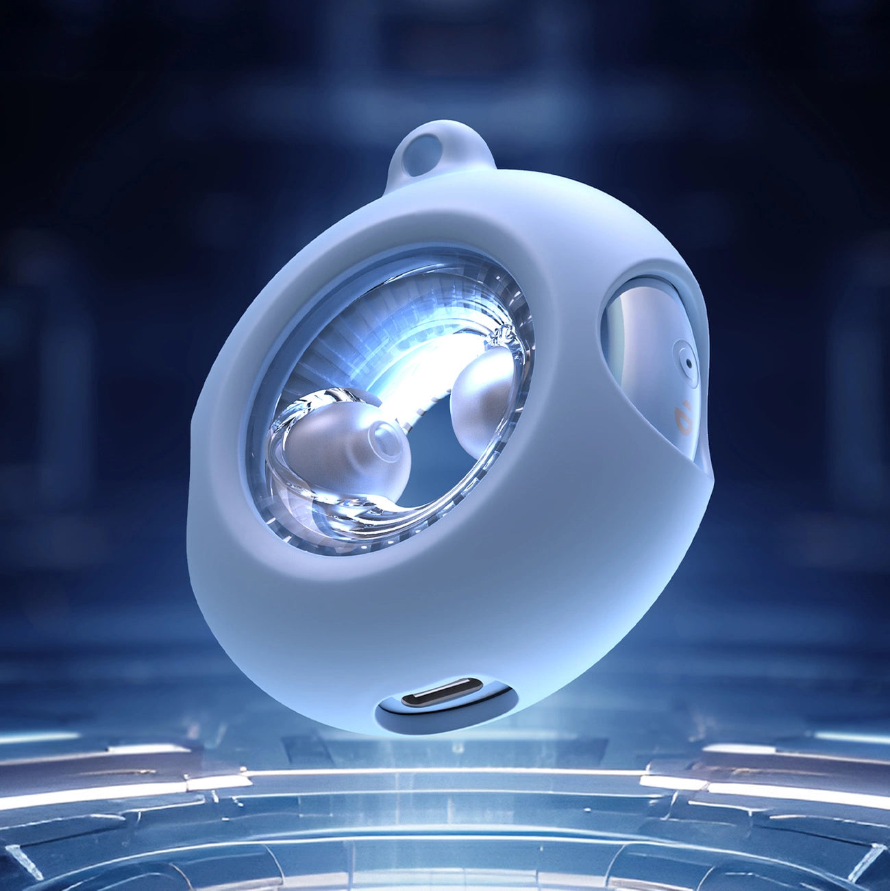 Choetech BH-T22 LightAura VocalSound kabellose TWS Bluetooth 5.3 Kopfhörer – blau