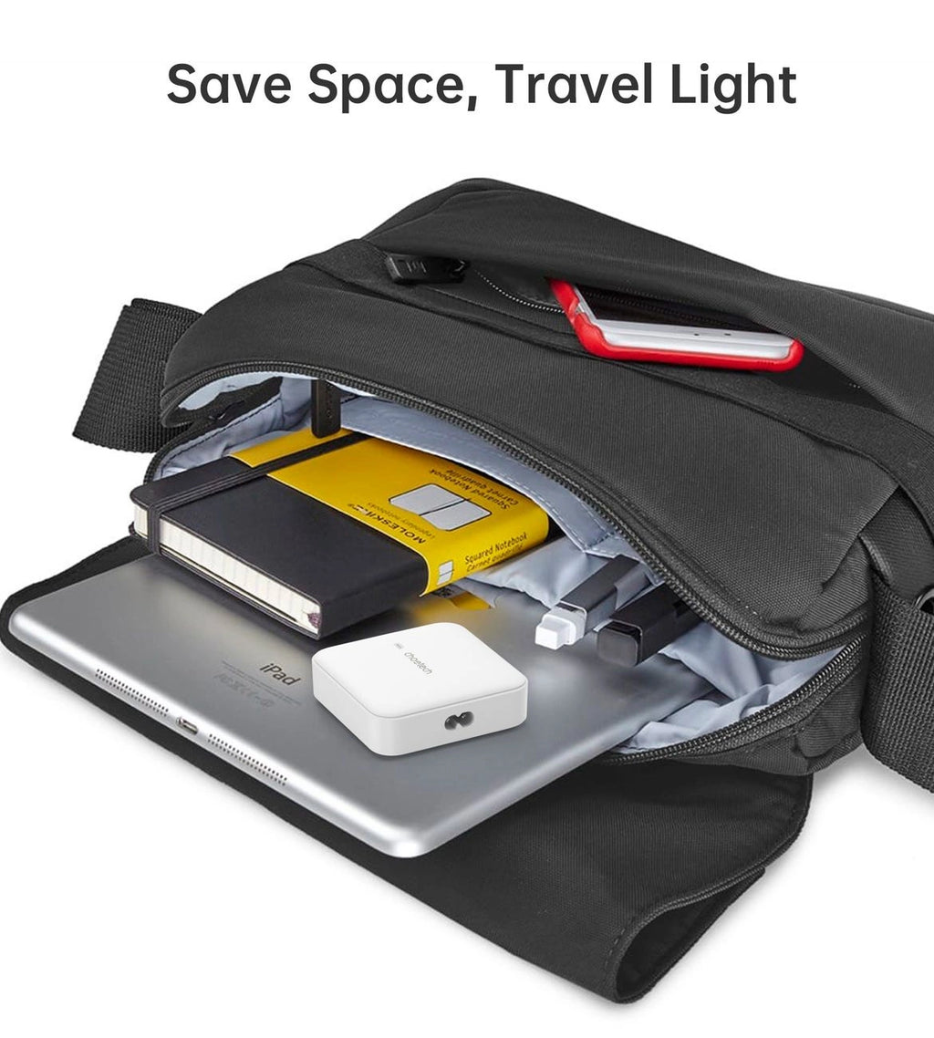 Choetech PD8008 100W GaN-Schnellladegerät 2x USB-A / 2x USB-C - Weiß