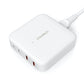 Choetech PD8008 100W GaN-Schnellladegerät 2x USB-A / 2x USB-C - Weiß