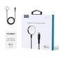 Choetech T319 MFI 5W kabelloses Ladegerät für Apple Watch + USB-C-Kabel – Schwarz
