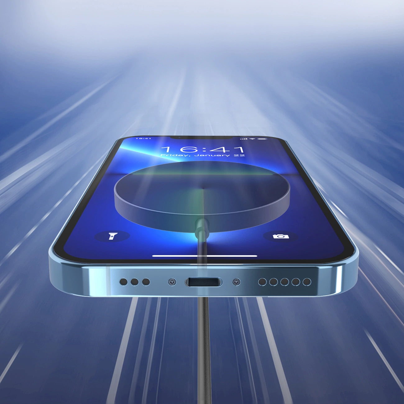 Choetech magnetisches kabelloses Ladegerät 15W MagSafe für iPhone 12/13/14 schwarz (T518-F-BK)