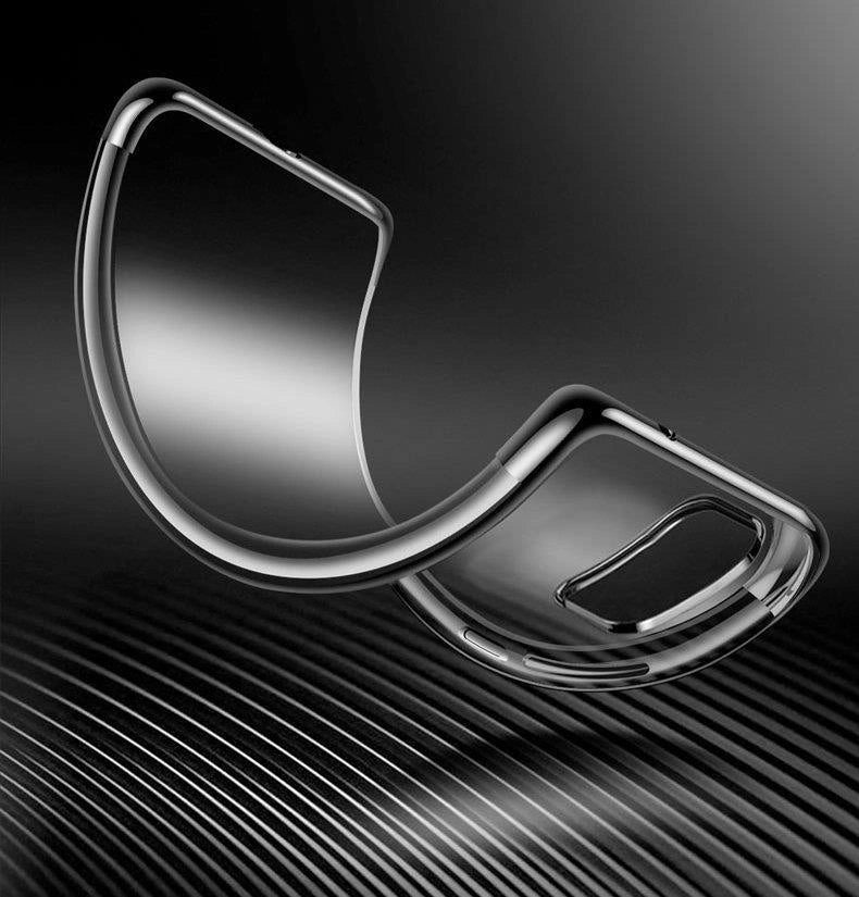 Clear Color Silikon Gel Electroplating frame Handyhülle Schutzhülle für Samsung Galaxy A72 4G blau