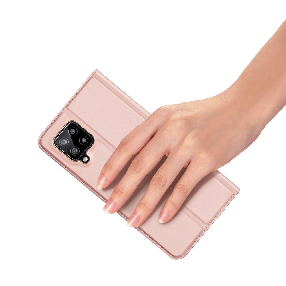 DUX DUCIS Skin Pro booktype case schutzhülle aufklappbare hülle für Samsung Galaxy A42 5G rosa