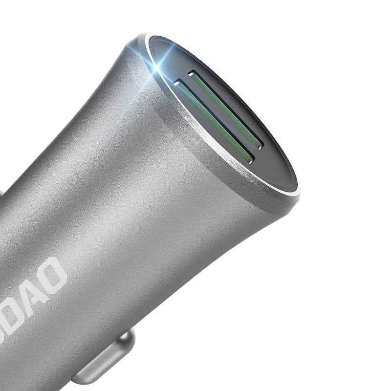 Dudao 3,4A Smart Autoladegerät 2x USB Silber (R6S Silber)