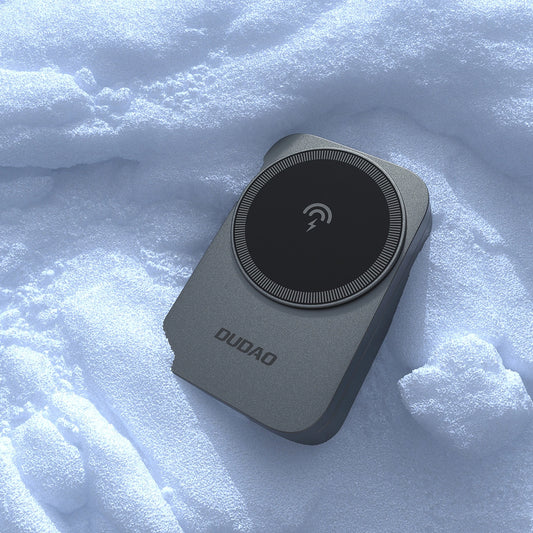 Dudao A11 Max 15W 3-in-1 Induktive Ladestation Kompatibel mit MagSafe - Grau