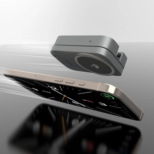 Dudao A11 Max 15W 3-in-1 Induktive Ladestation Kompatibel mit MagSafe - Grau