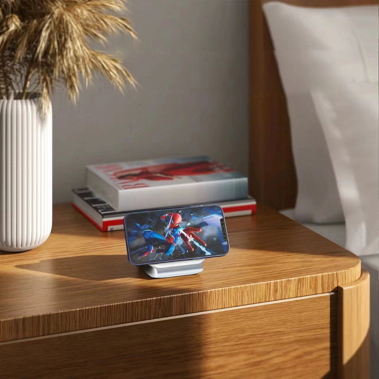 Dudao A11N 15W 3in1 induktives Ladegerät - Weiß + USB-C / USB-C-Kabel