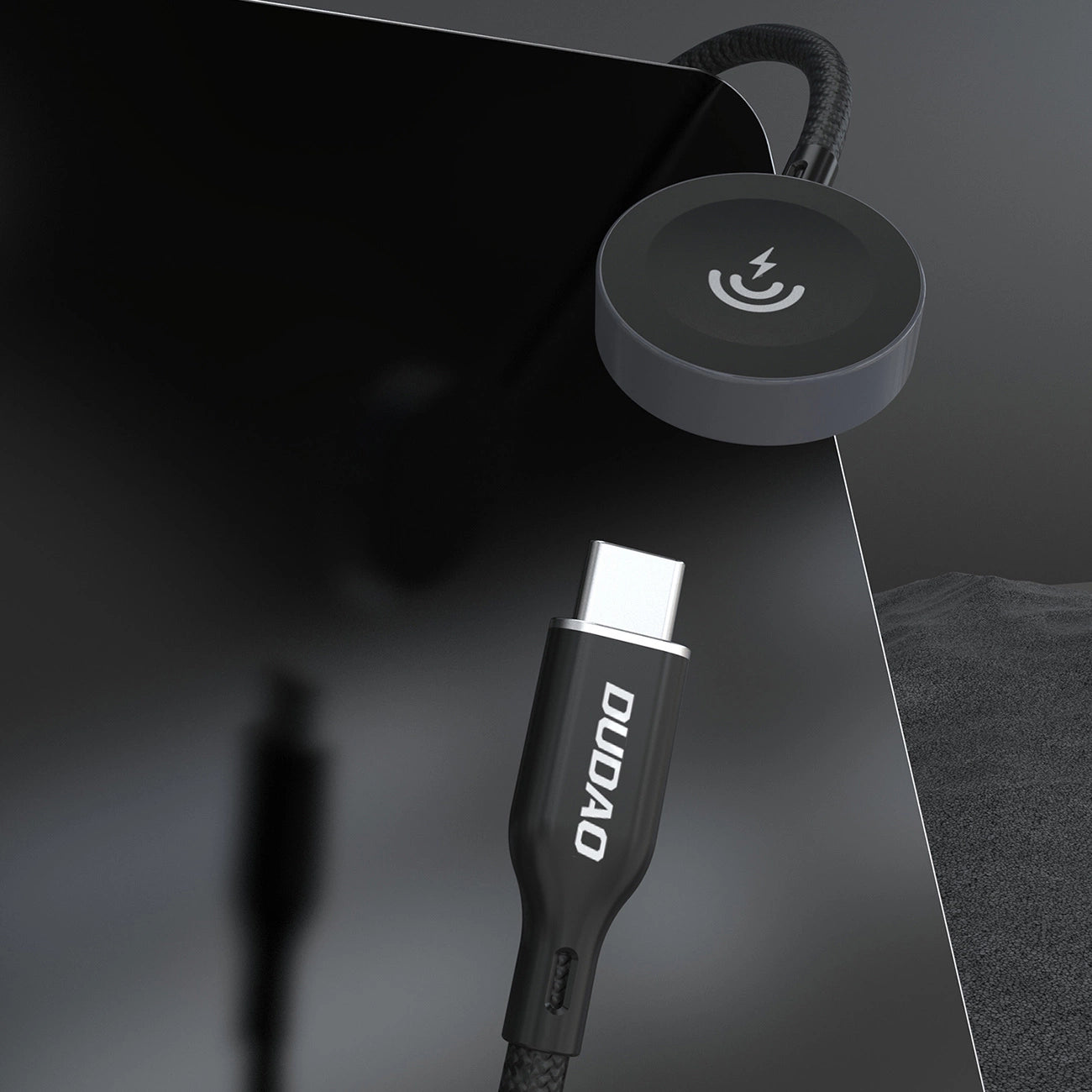 Dudao A12C induktives Ladegerät für Apple Watch 1,2 m – Schwarz