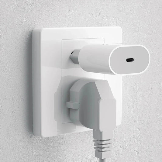 Dudao A14EUC PD 20W USB-C Wandladegerät mit Kabel – Weiß