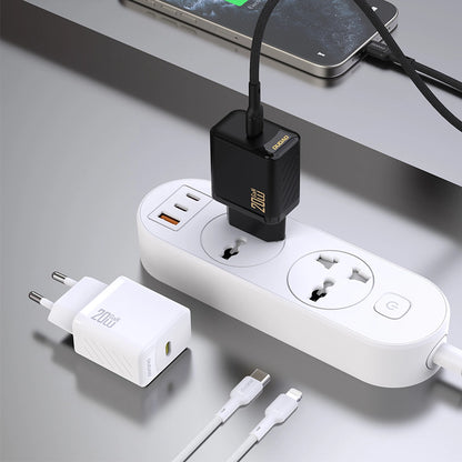 Dudao A26 PD20W GaN USB-C Ladegerät - Schwarz