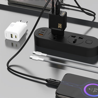 Dudao A27 MaxC 35W GaN Wandladegerät + USB-C Kabel - Weiß