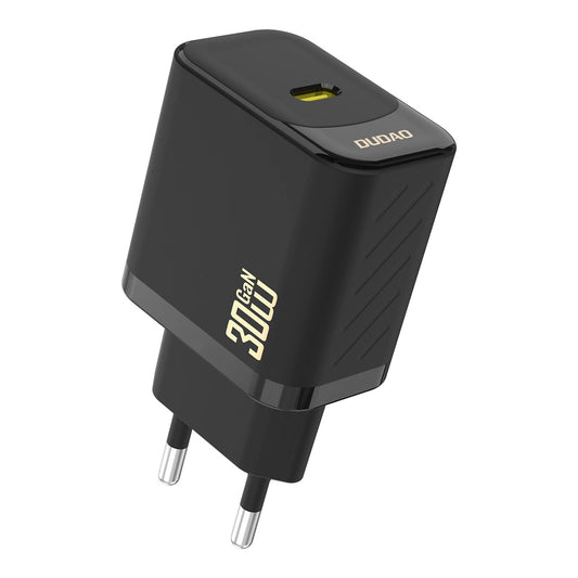 Dudao A27P 30W PD GaN USB-C Wandladegerät - Schwarz