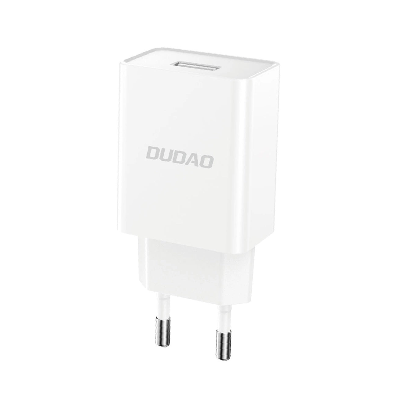 Dudao A4EU USB-A 2,1 A Wandladegerät – weiß + USB-A – Micro-USB-Kabel