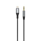 Dudao Audiokabel Lightning - Miniklinke 3,5 mm 1 m grau (L11PRO)