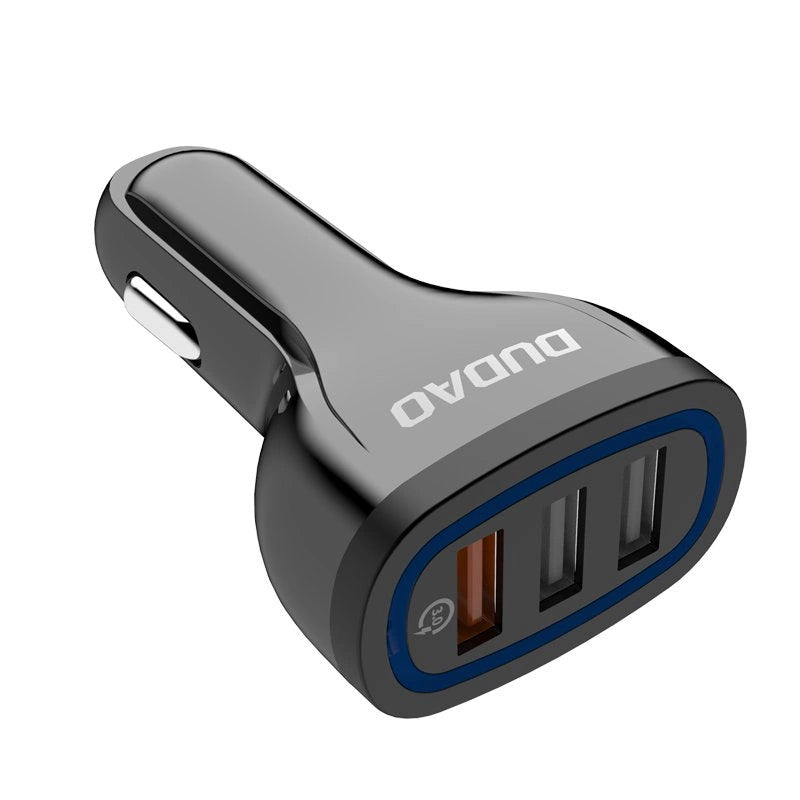 Dudao Autoladegerät Schnellladung Quick Charge 3.0 QC3.0 2,4A 18W 3x USB weiß (R7S weiß)