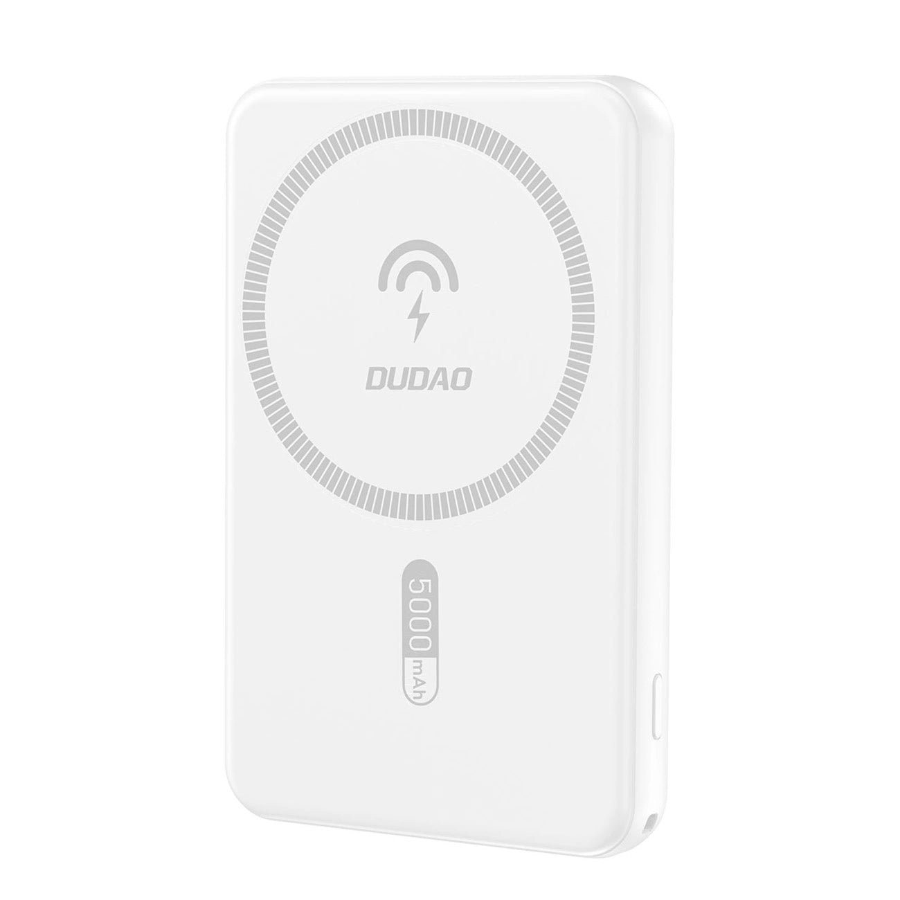 Dudao K14S USB-A / USB-C / MagSafe kabellose Powerbank 20W 5000mAh - Weiß